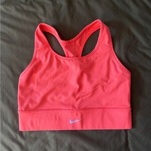 pink nike sports bra